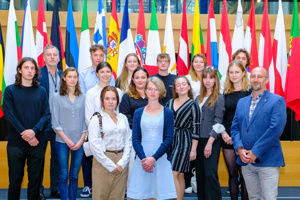 Studenti GyBu v Evropském parlamentu ve Štrasburku